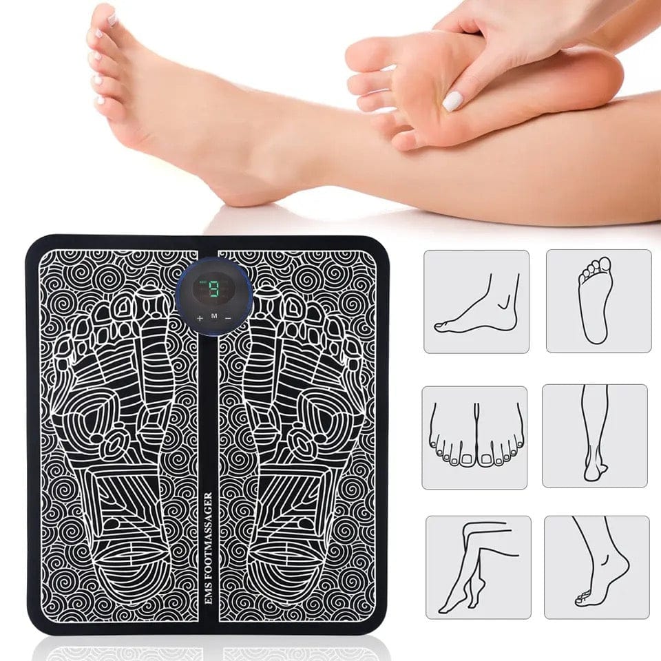Electric EMS Foot Massager, Foldable Electric Foot Massage Mat