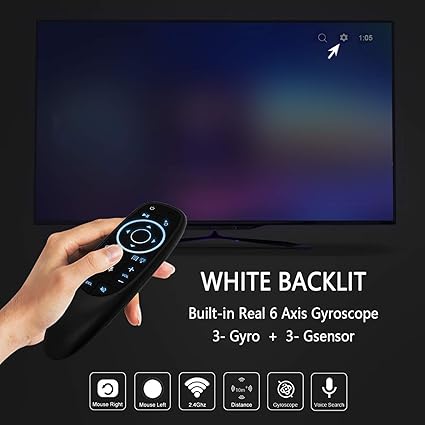 Wireless Air Mouse With Voice Control YouTube, Netflix For Android mobile and Smart TV and tablets