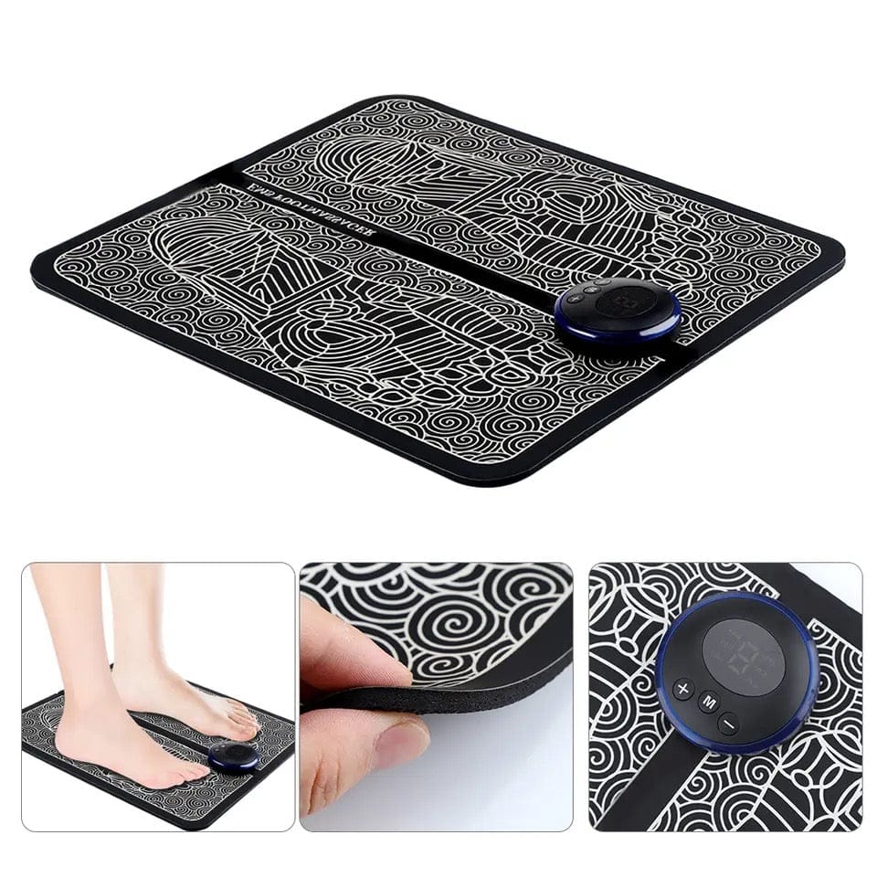 Electric EMS Foot Massager, Foldable Electric Foot Massage Mat
