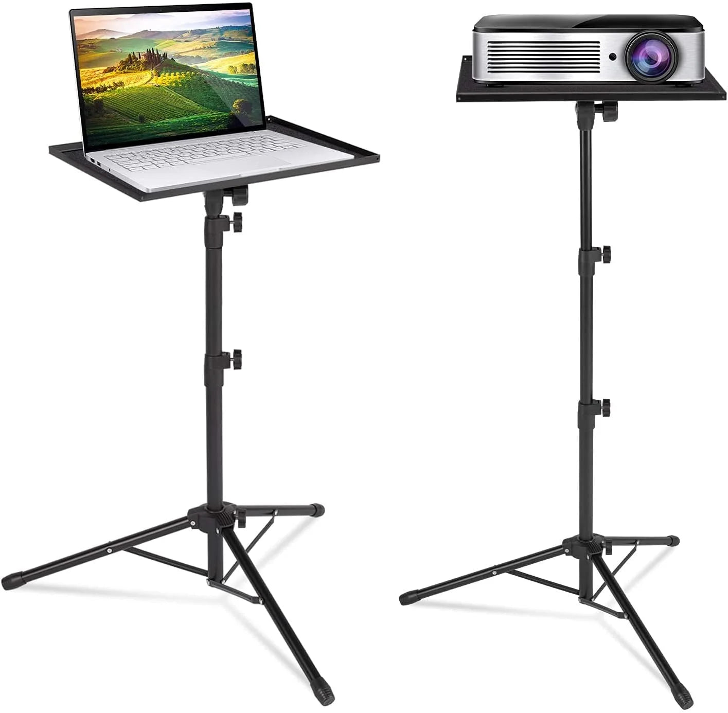Portable Projector And Laptop Stand Table Tripod (Height Adjustable 45-120cm)