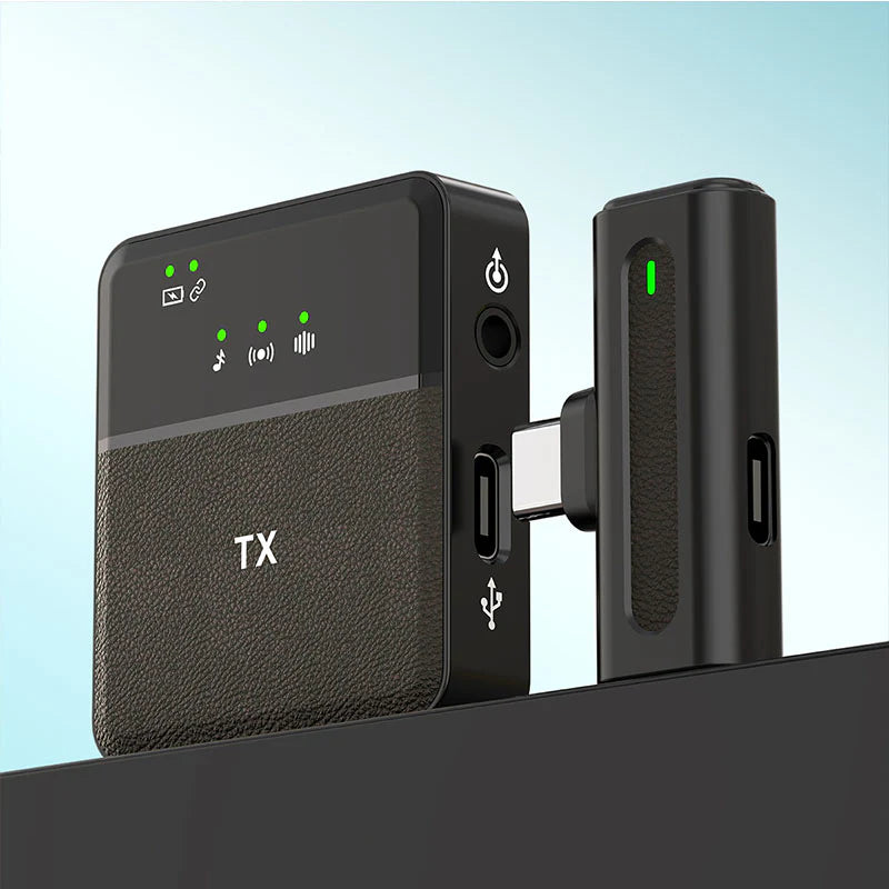 SX8 Type-C Single Lavalier Wireless Microphone for Interview and Vlog | Type-c Single Professional Lavalier Wireless Microphone