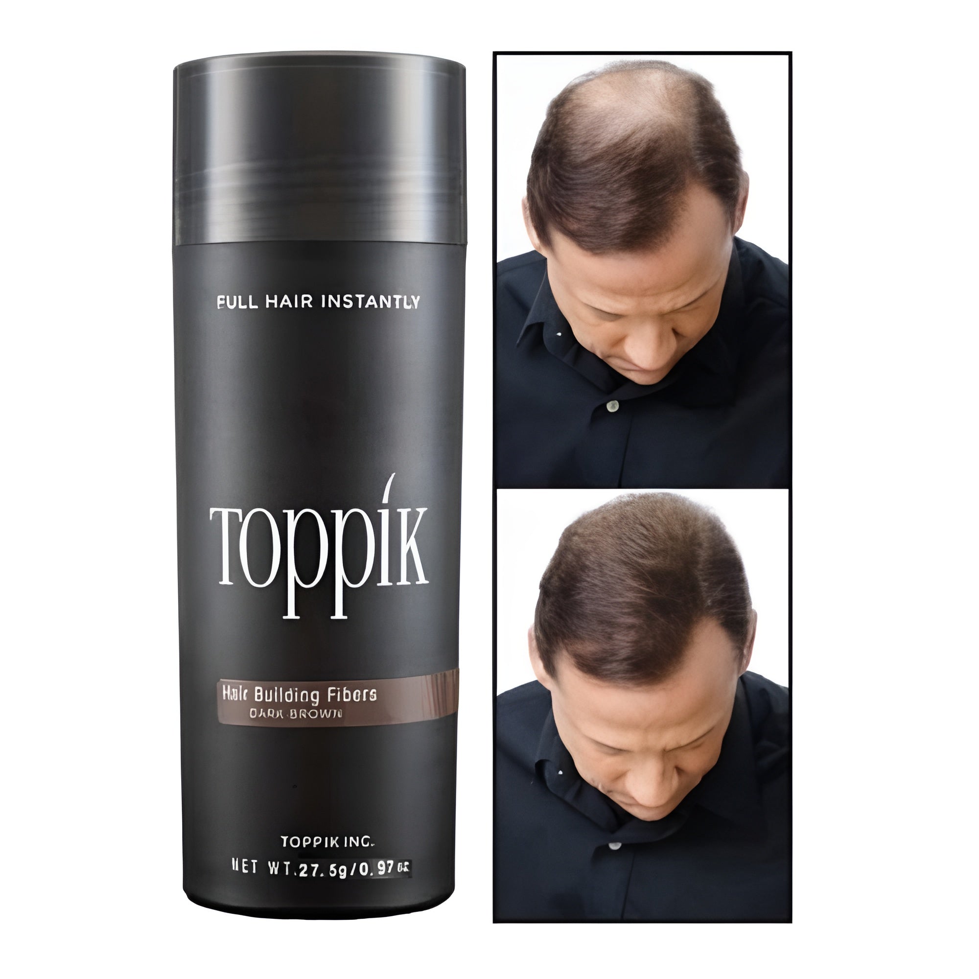 Toppik Hair Building Fiber Fuller Looking Hair for Men & Women (27.5g)