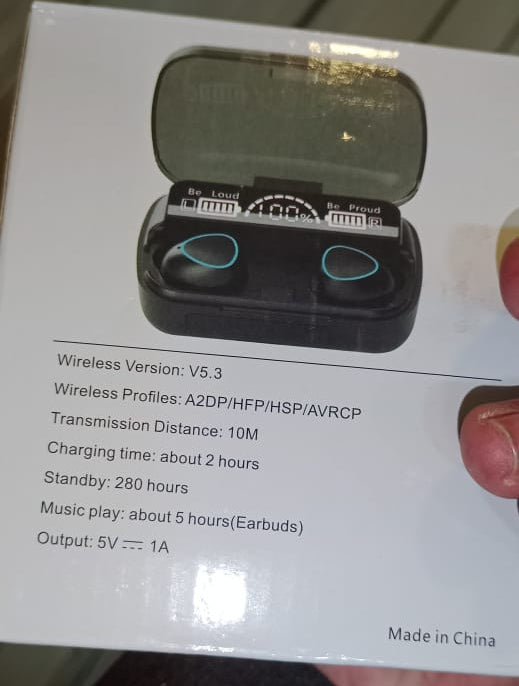 M10 Wireless Bluetooth Earbuds & Headphones Bluetooth Earphones | Bluetooth Earphones Noise Cancellation Hifi Quality