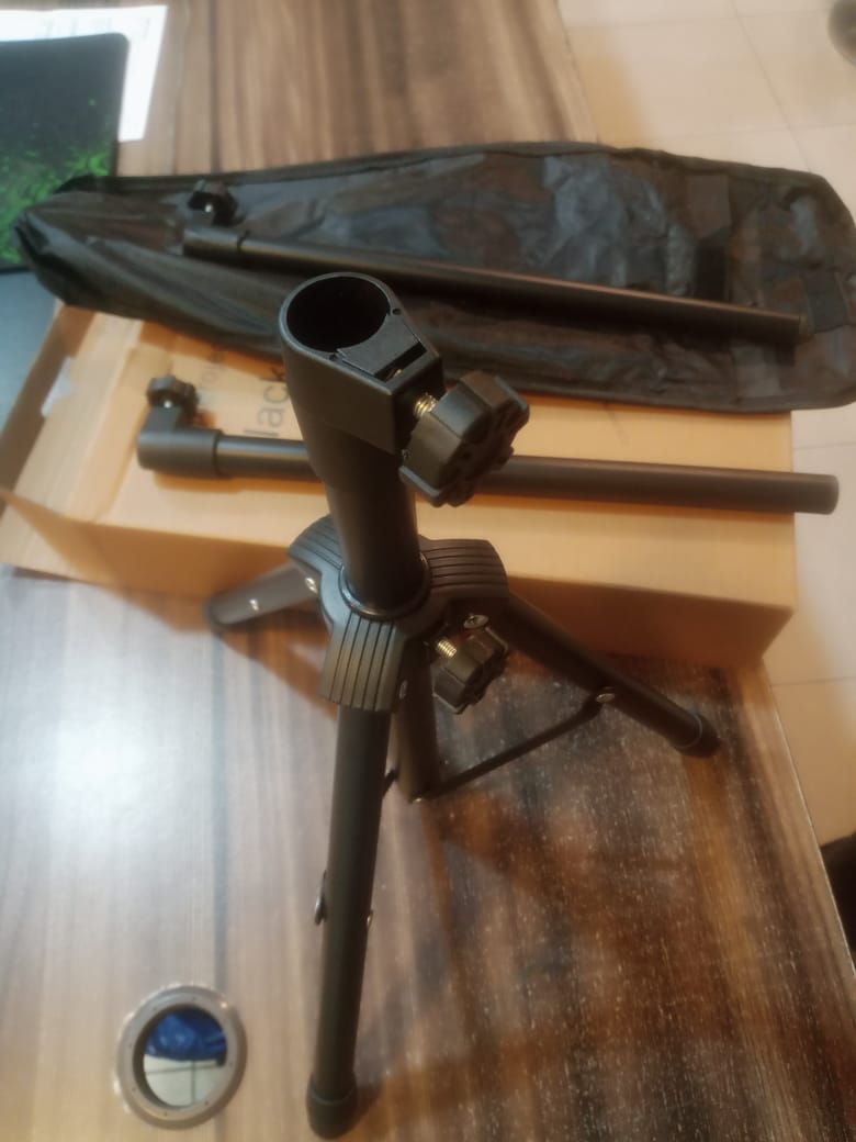 Portable Projector And Laptop Stand Table Tripod (Height Adjustable 45-120cm)