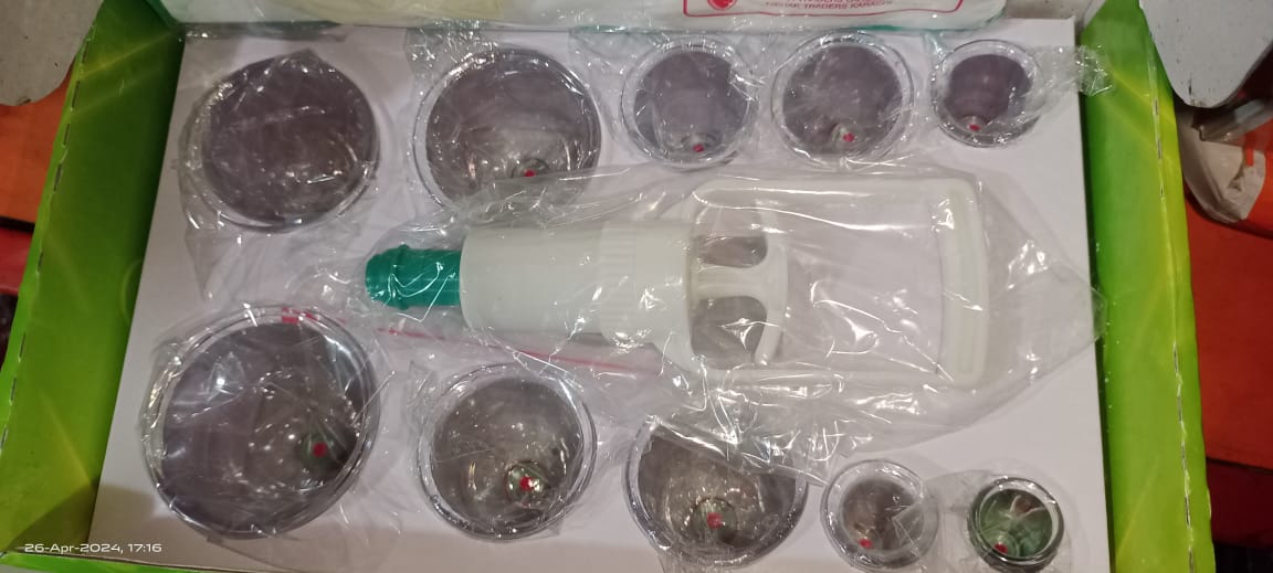 Hijama Special 10 in 1 Kit Imported Green Kit