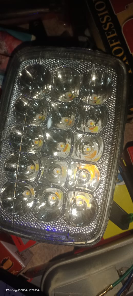 New 5 function Led headlight 15 led fog bike headlight super bright FOR CD 70 &125