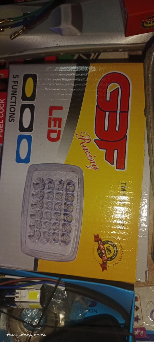 New 5 function Led headlight 15 led fog bike headlight super bright FOR CD 70 &125