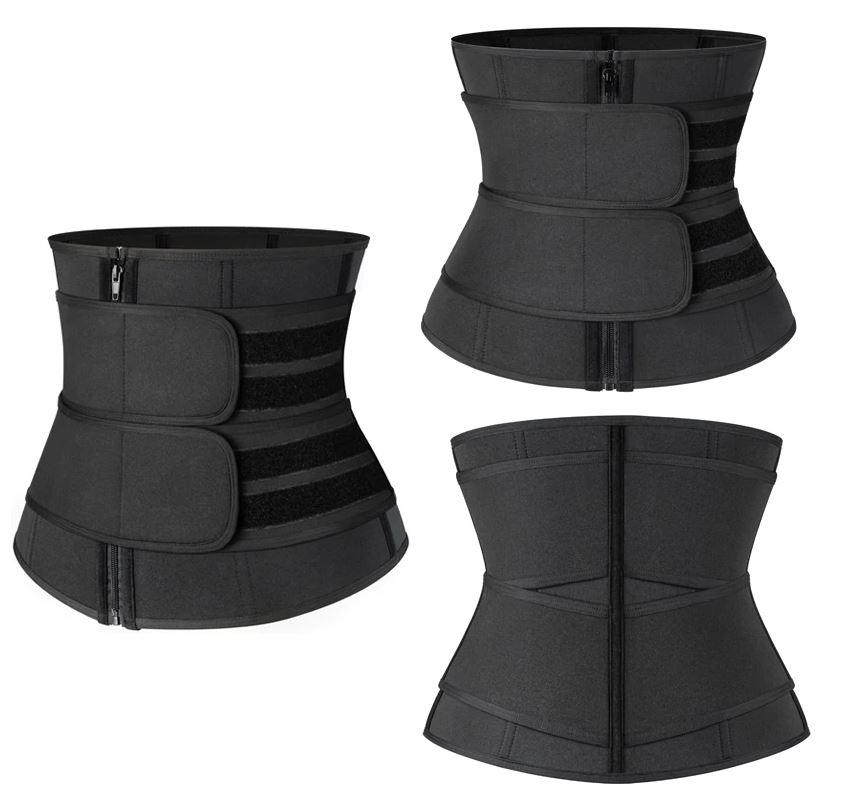 Waist Trainer Belt-Slimming Body Shaper Belts Sport Girdle with two strap