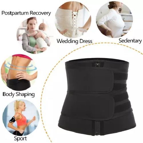 Waist Trainer Belt-Slimming Body Shaper Belts Sport Girdle with two strap