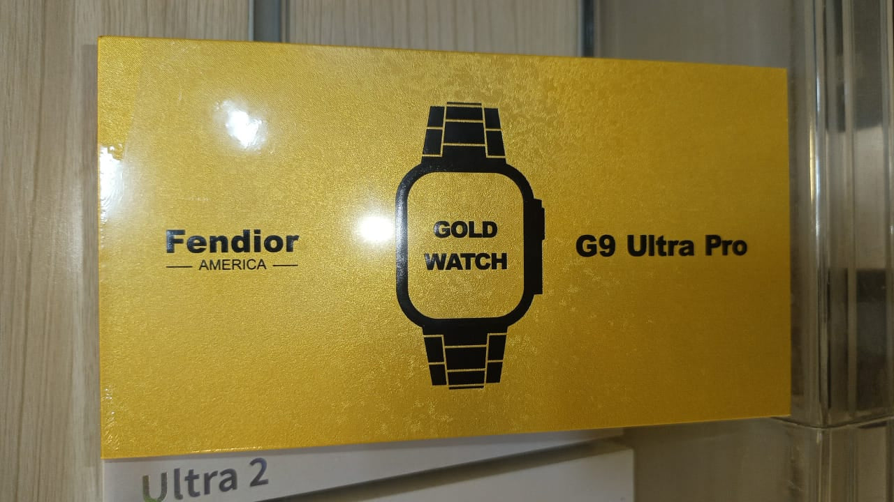 New G9 Ultra Pro Gold Color Edition Series 9 Smart Watch With Qdfit Pro App