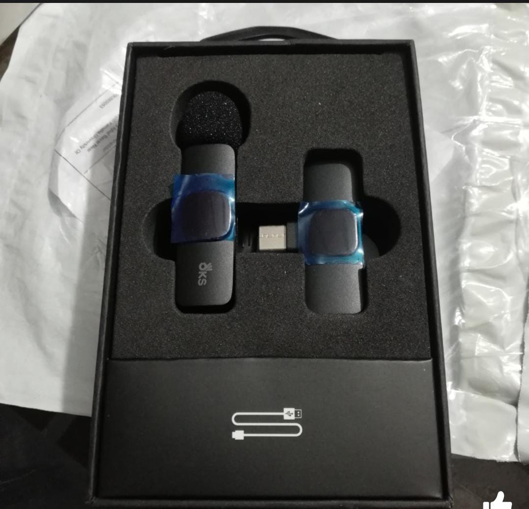 k11 Type-C Wireless Microphone K8 Collar Mic for Type C - Noise Cancellation Reduction Wireless Mic for Phone for Mobile Phone Camera,