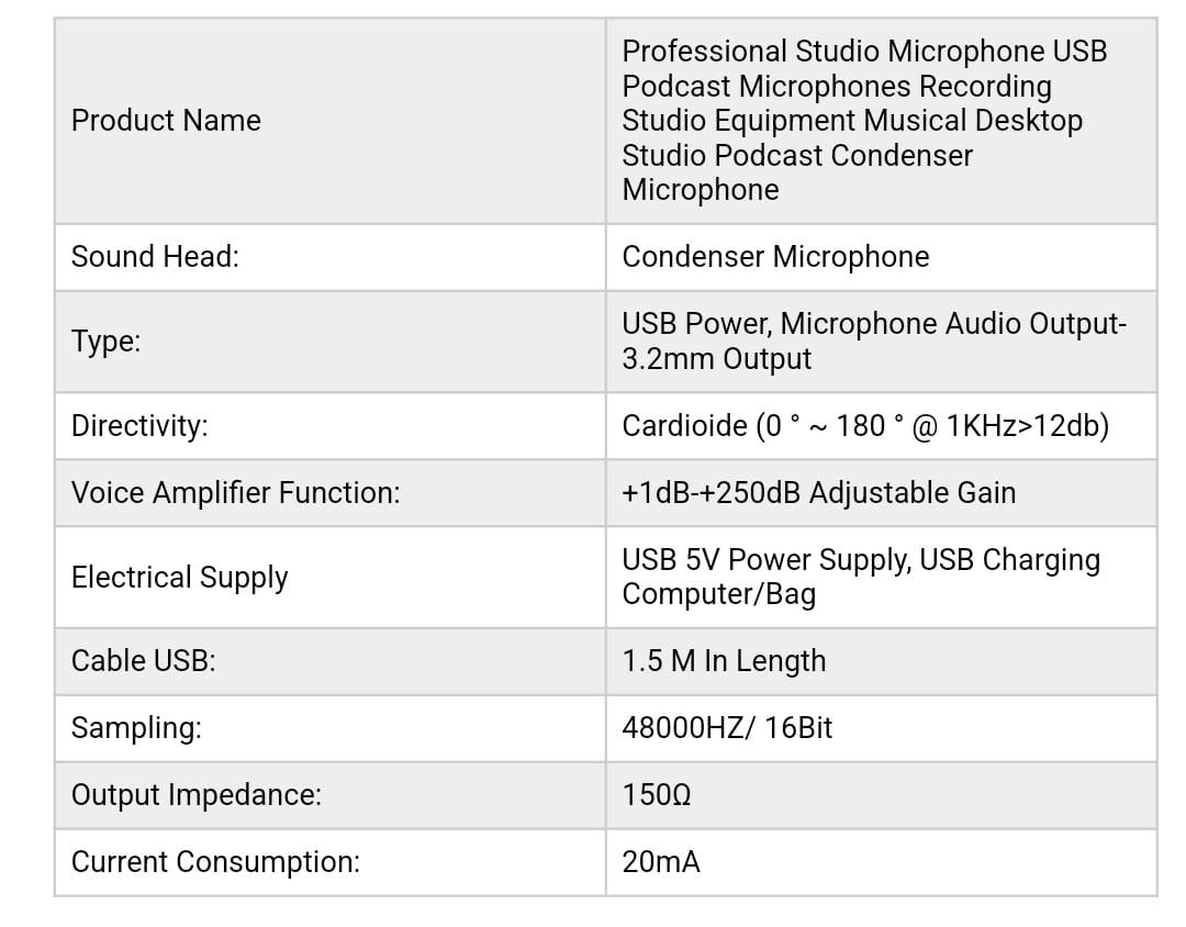 Podcast Mic Set With Live Sound Card,condenser Microphone With Rechargeable 12 Kinds Of Auxiliary Background For Karaoke Singing, Youtube Recording