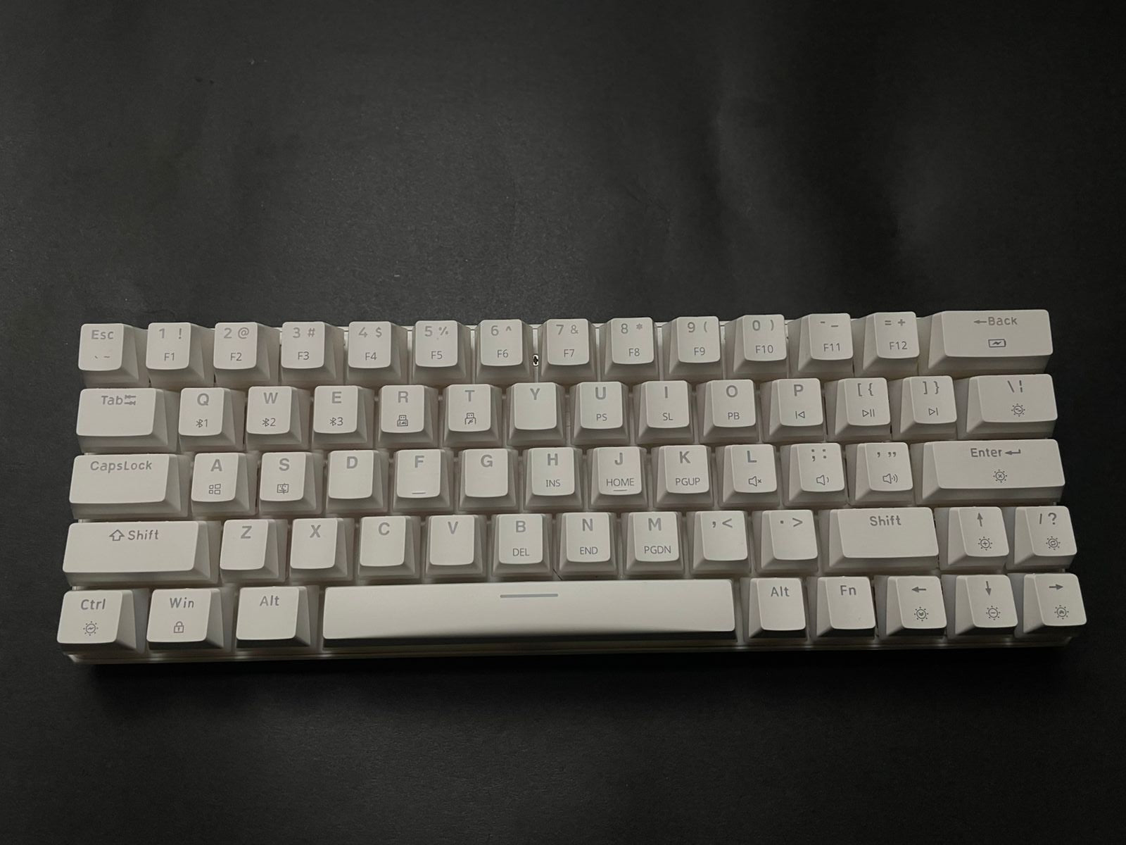 Tezarre TK-63 PRO RGB Wireless Mechanical RGB Gaming Keyboard RGB Backlight Mini Office Keyboard for Windows Laptop PC Gamer