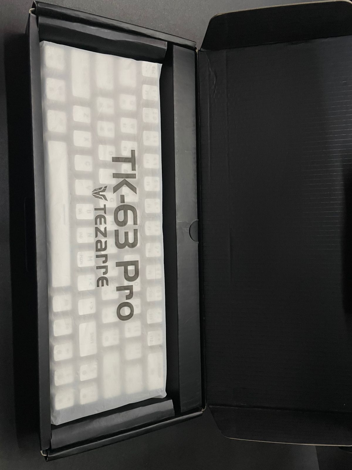 Tezarre TK-63 PRO RGB Wireless Mechanical RGB Gaming Keyboard RGB Backlight Mini Office Keyboard for Windows Laptop PC Gamer