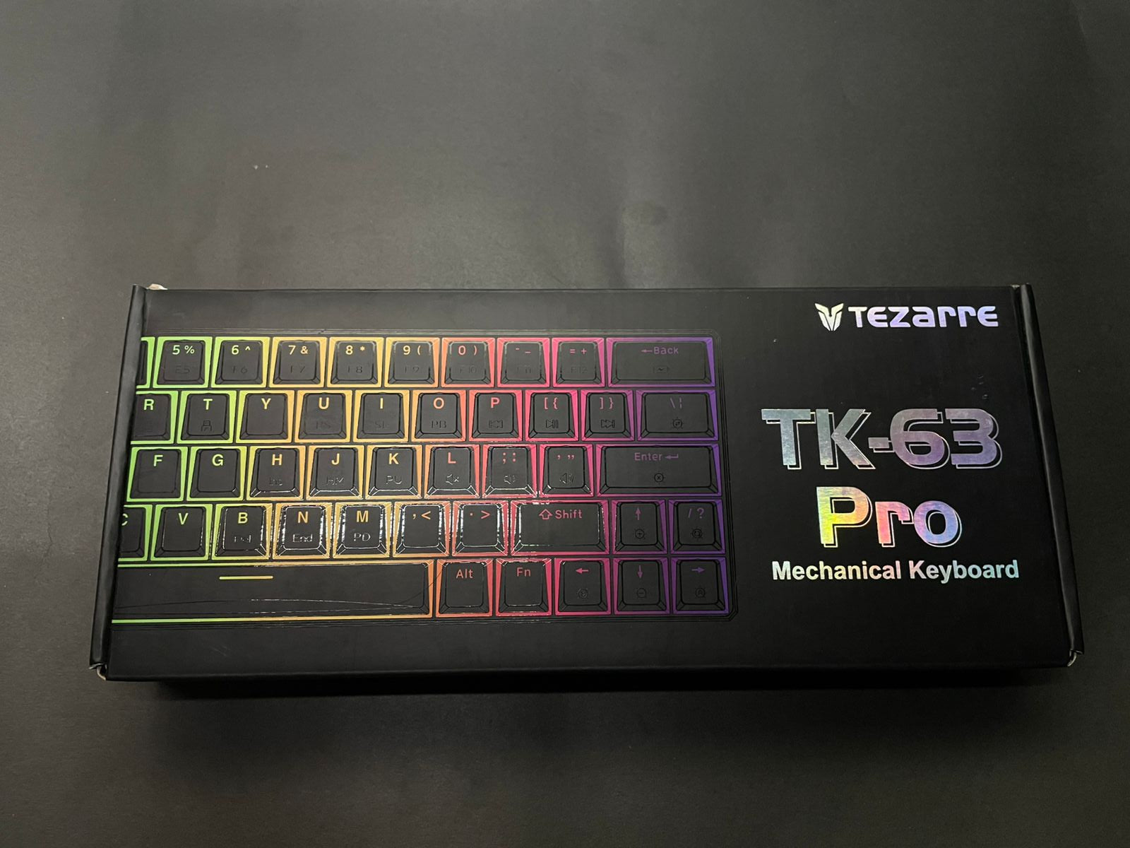 Tezarre TK-63 PRO RGB Wireless Mechanical RGB Gaming Keyboard RGB Backlight Mini Office Keyboard for Windows Laptop PC Gamer
