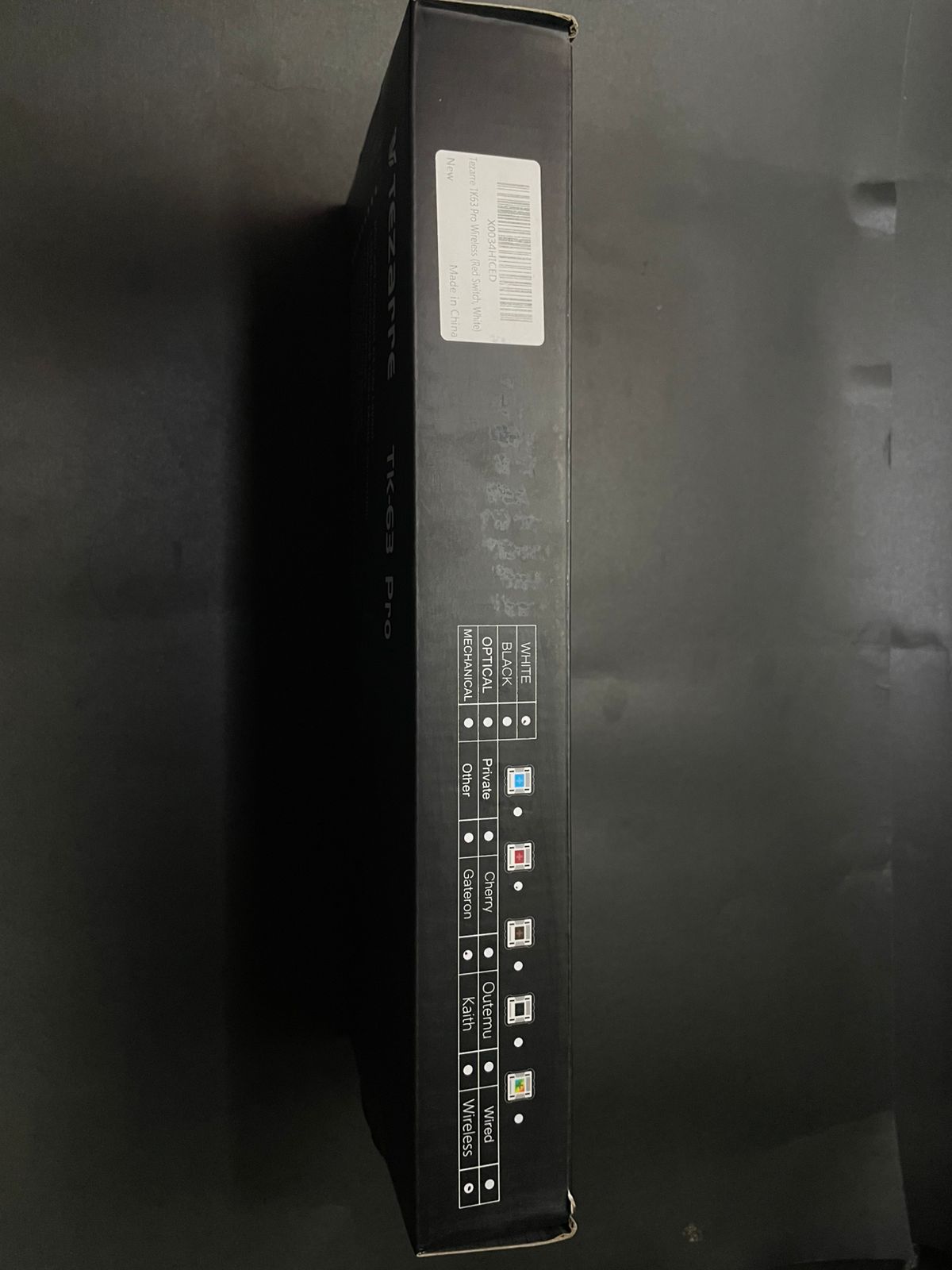 Tezarre TK-63 PRO RGB Wireless Mechanical RGB Gaming Keyboard RGB Backlight Mini Office Keyboard for Windows Laptop PC Gamer