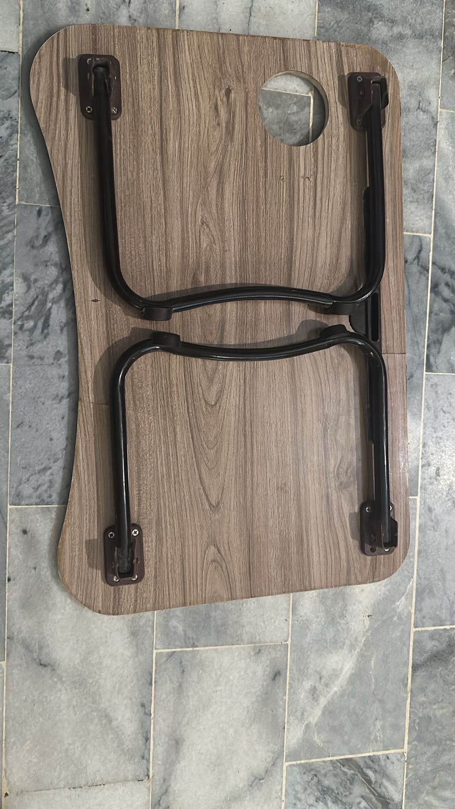 Wooden Laptop Table - Laptop Stand - Floor Table - Laptop table - Drawing Desk - Bed Tray Table Fold-able - Table Notebook Stand Reading Holder - Study Table - Portable Desk - Random Color