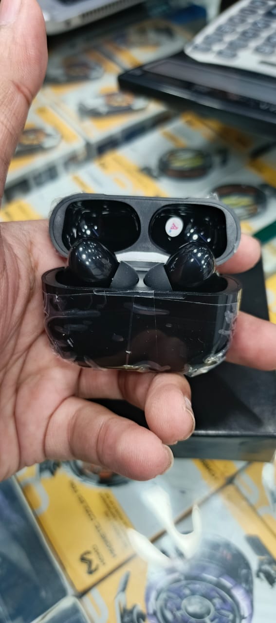 Black Pro 2 TWS Wireless Earbuds – Bluetooth 5.1, Touch Control, Noise Cancelling, with Charging Case | Airpods