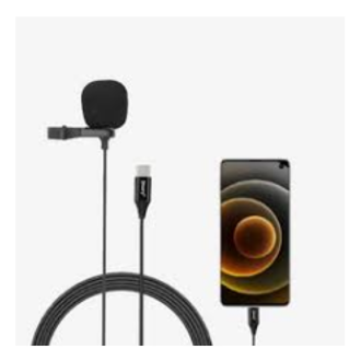 Jmary  TikTok Type-c Lavalier Microphone with Clip Compatible Mobile, Laptop Tab etc