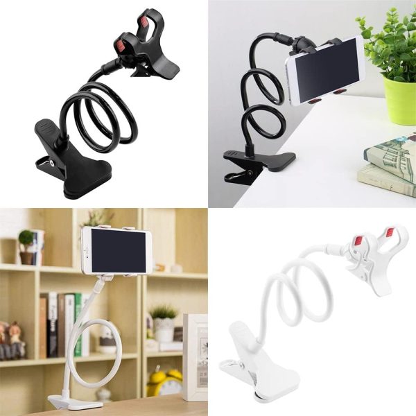 Mobile Phone Stand Holder Flexible And Power Full Grip – 360 Degree Rotating Mobile Stand Bedside Able Lazy Snake Mobile Phone Holder – Random Color
