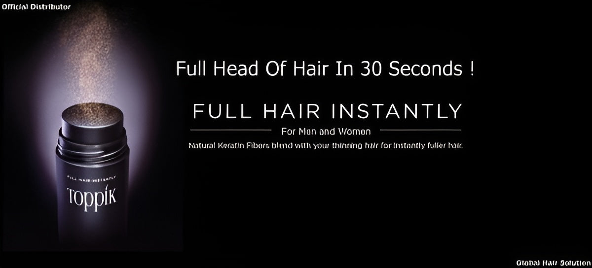 Toppik Hair Building Fiber Fuller Looking Hair for Men & Women (27.5g)