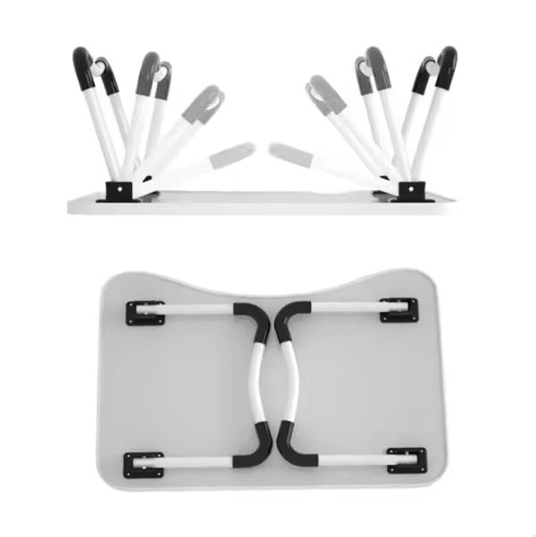 Wooden Laptop Table – Laptop Stand – Floor Table – Laptop Table – Drawing Desk – Bed Tray Table Fold-able – Table Notebook Stand Reading Holder – Study Table – Portable Desk – Random Color