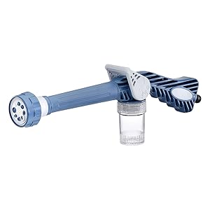 Ez Jet Water Canon 8 In 1 Turbo Water Spray – For Car &amp; Bike Washing, Gardening - Best Quality Water Spray ( Random Color )