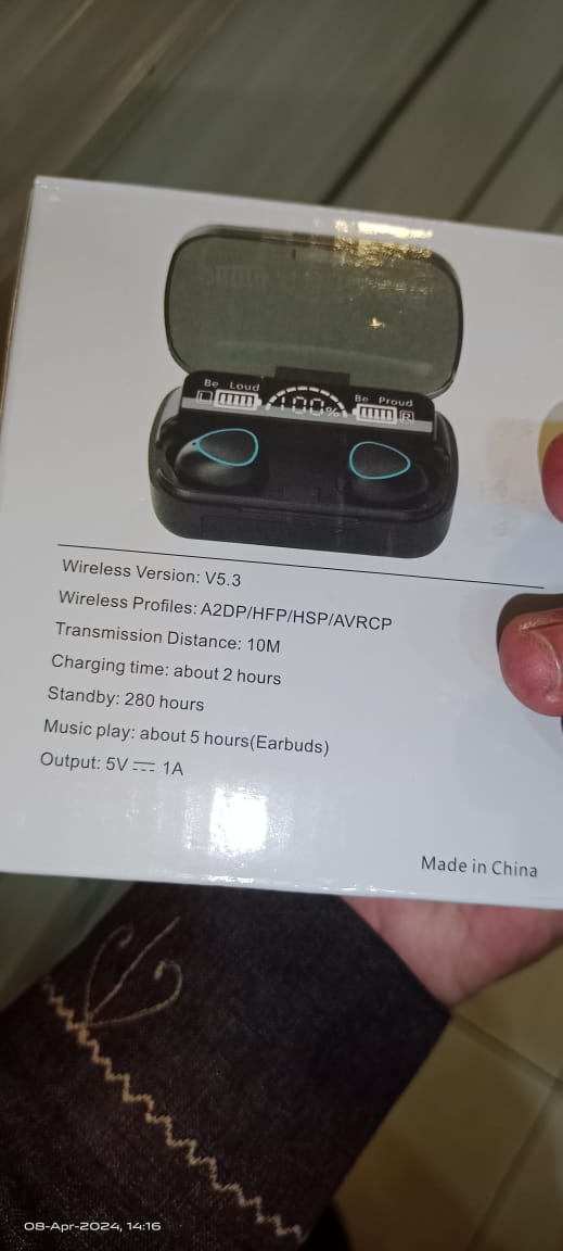 M10 Wireless Bluetooth Earbuds &amp; Headphones Bluetooth Earphones | Bluetooth Earphones Noise Cancellation Hifi Quality