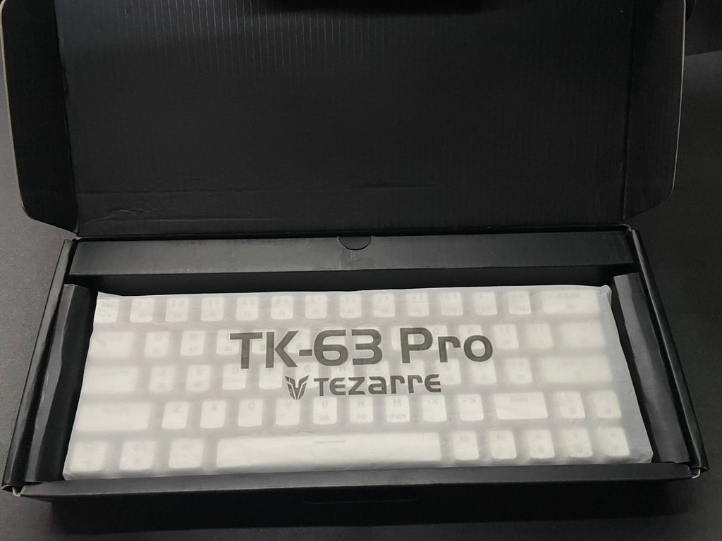 Tezarre TK-63 PRO RGB Wireless Mechanical RGB Gaming Keyboard RGB Backlight Mini Office Keyboard for Windows Laptop PC Gamer