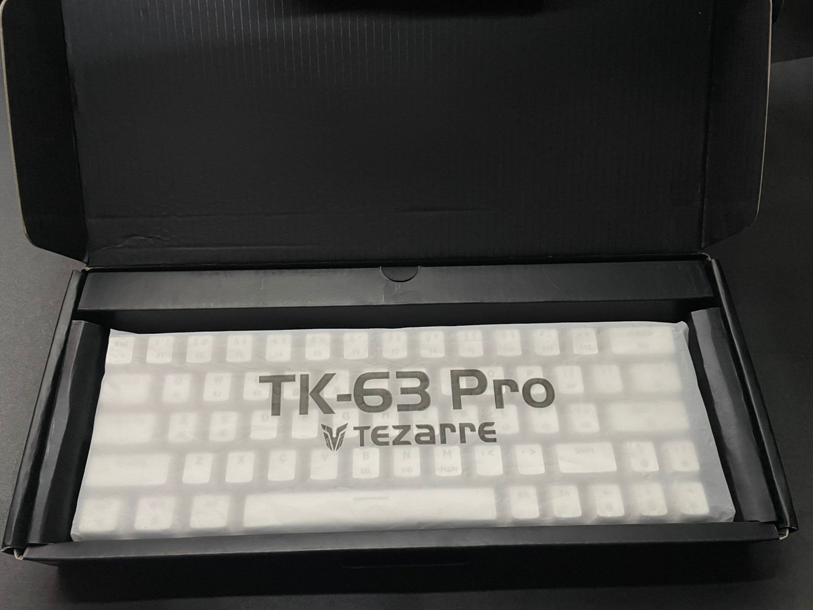 Tezarre TK-63 PRO RGB Wireless Mechanical RGB Gaming Keyboard RGB Backlight Mini Office Keyboard for Windows Laptop PC Gamer