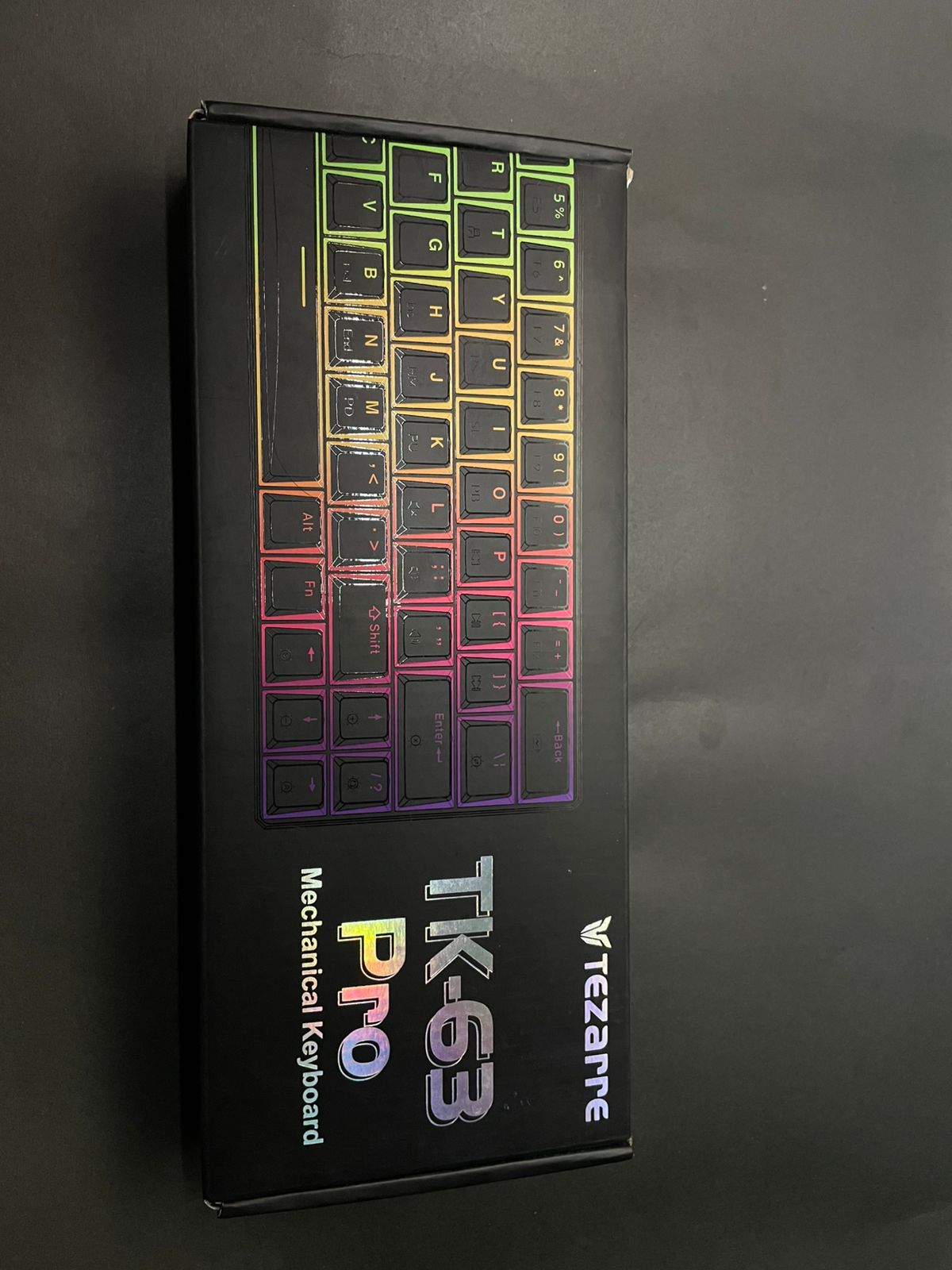 Tezarre TK-63 PRO RGB Wireless Mechanical RGB Gaming Keyboard RGB Backlight Mini Office Keyboard for Windows Laptop PC Gamer