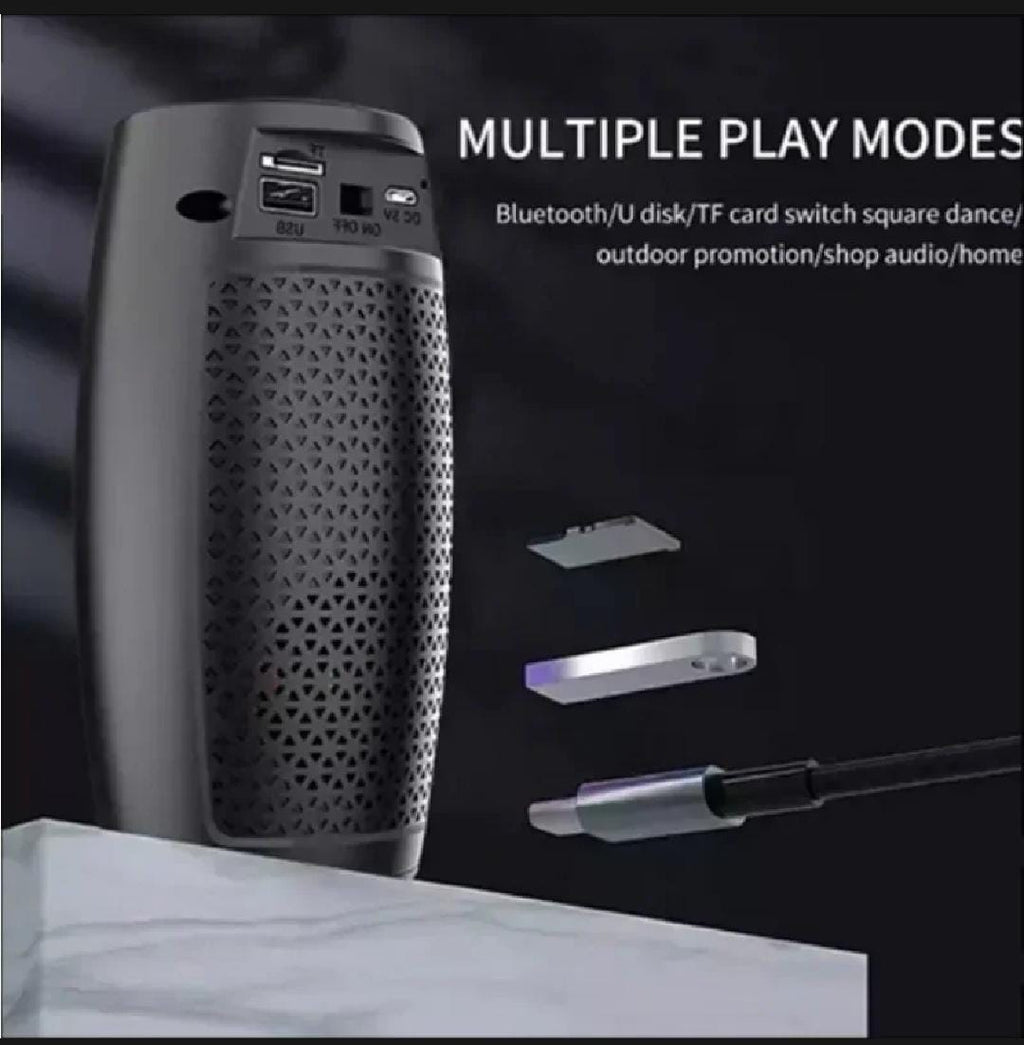 1202 Wireless Bluetooth Speakers Home Outdoor Portable Small Speaker Subwoofer Car Audio Bass MP3 Player Sound System LED Lights