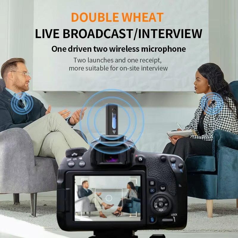 ULTIMATE K35 Professional Vlogging High Quality Collar Wireless Microphone