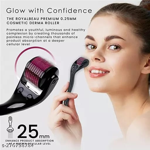 Derma Roller Hair Therapy Micro-Needle | Derma Roller for Hair re-growth &amp; Skin For Male And Female