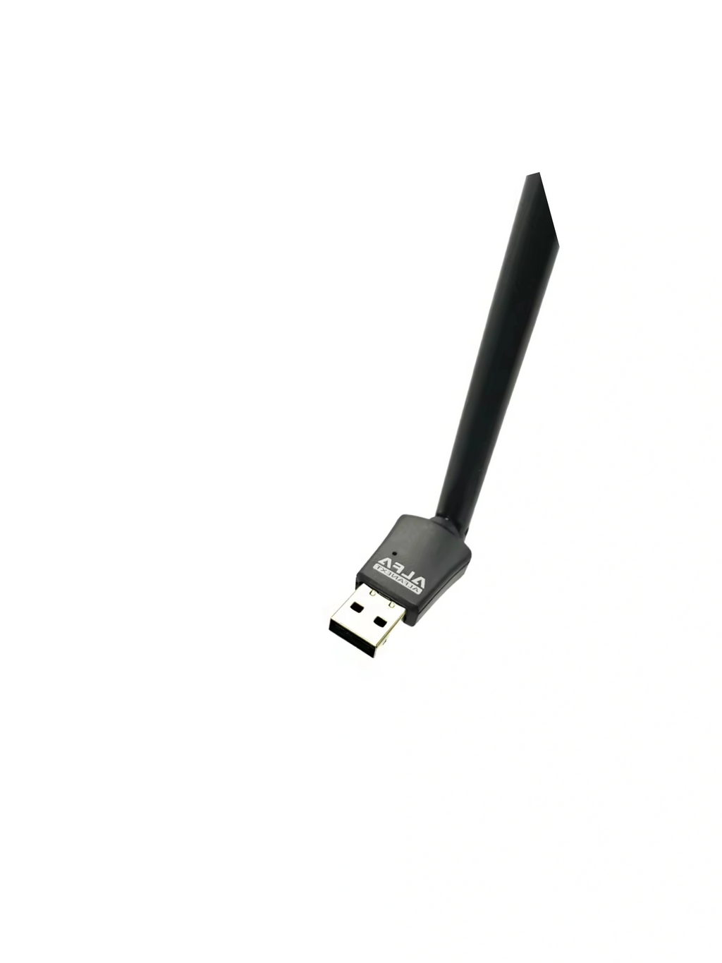 UW11 Alfa Net Wireless-N USB WiFi Adapter with Antenna | 2.4GHz 150/300Mbps High-Speed Network Dongle for PC, Laptop, Windows &amp; Linux – IEEE 802.11b/g/n, Soft AP Utility