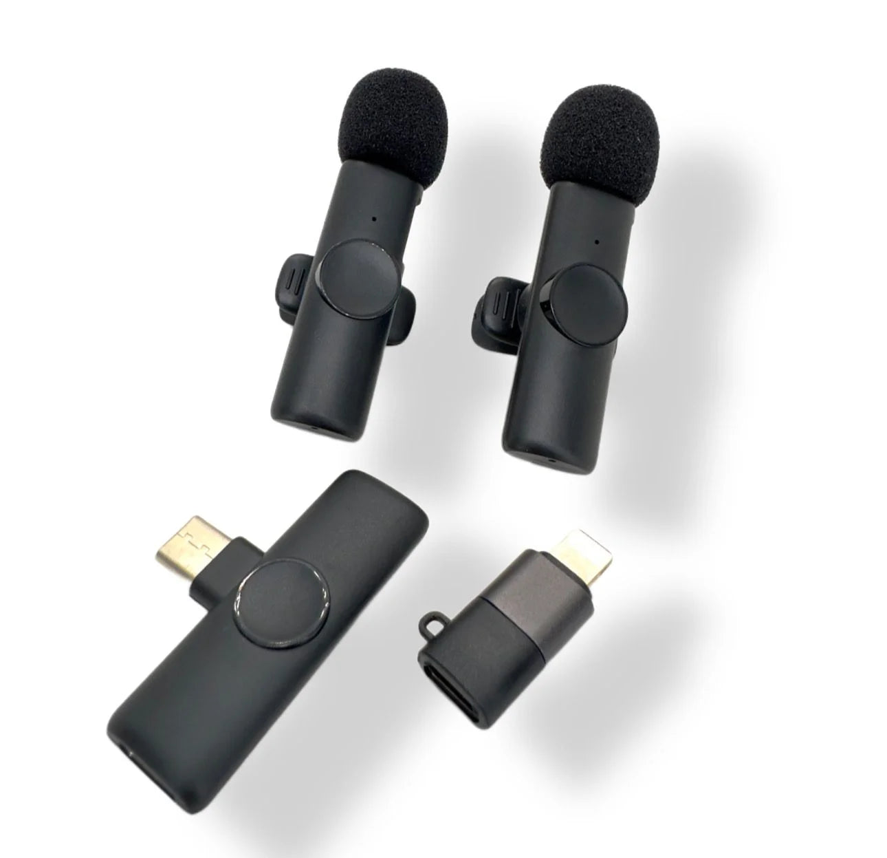k11 Type-C Wireless Microphone K8 Collar Mic for Type C - Noise Cancellation Reduction Wireless Mic for Phone for Mobile Phone Camera,