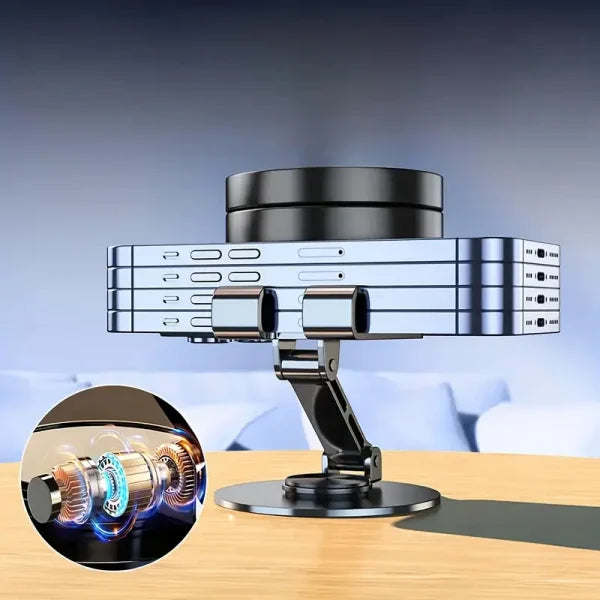 Mobile Stand – Mobile Phone Holder Broadcast Mobile Phone Holder 360 Degree Rotation Adjustment Folding Lazy Tablet Desktop Mobile Phone Holder – Stainless Steel – Random Color
